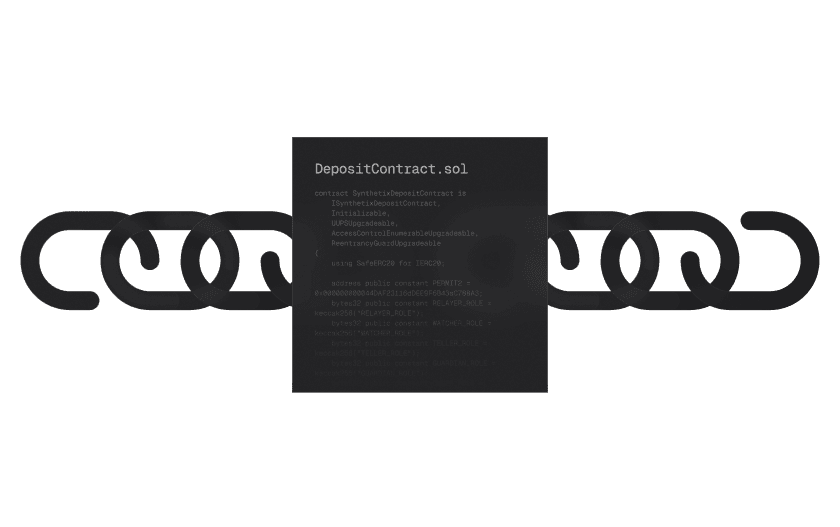 Illustration of onchain custody secured by smart contracts.